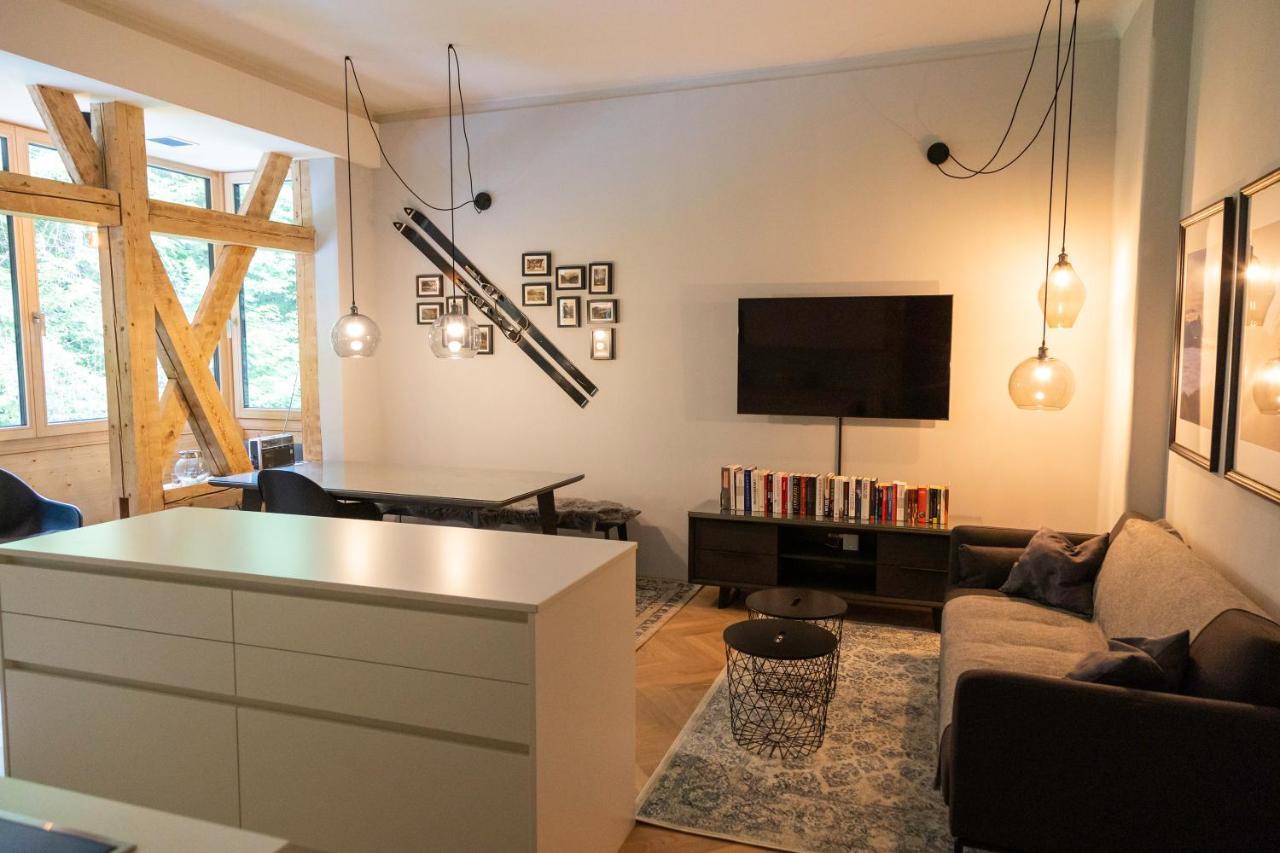 Apartment In Historischer Villa Mit Parkplatz Grünau im Almtal Zewnętrze zdjęcie