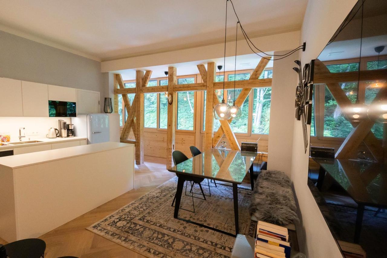 Apartment In Historischer Villa Mit Parkplatz Grünau im Almtal Zewnętrze zdjęcie